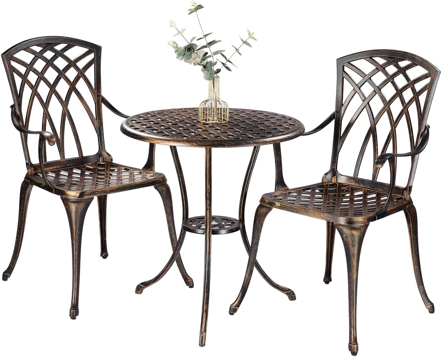 Outdoor Furniture For Patio - Bronz paslanmaz döküm alüminyumdan yapılmış, 3