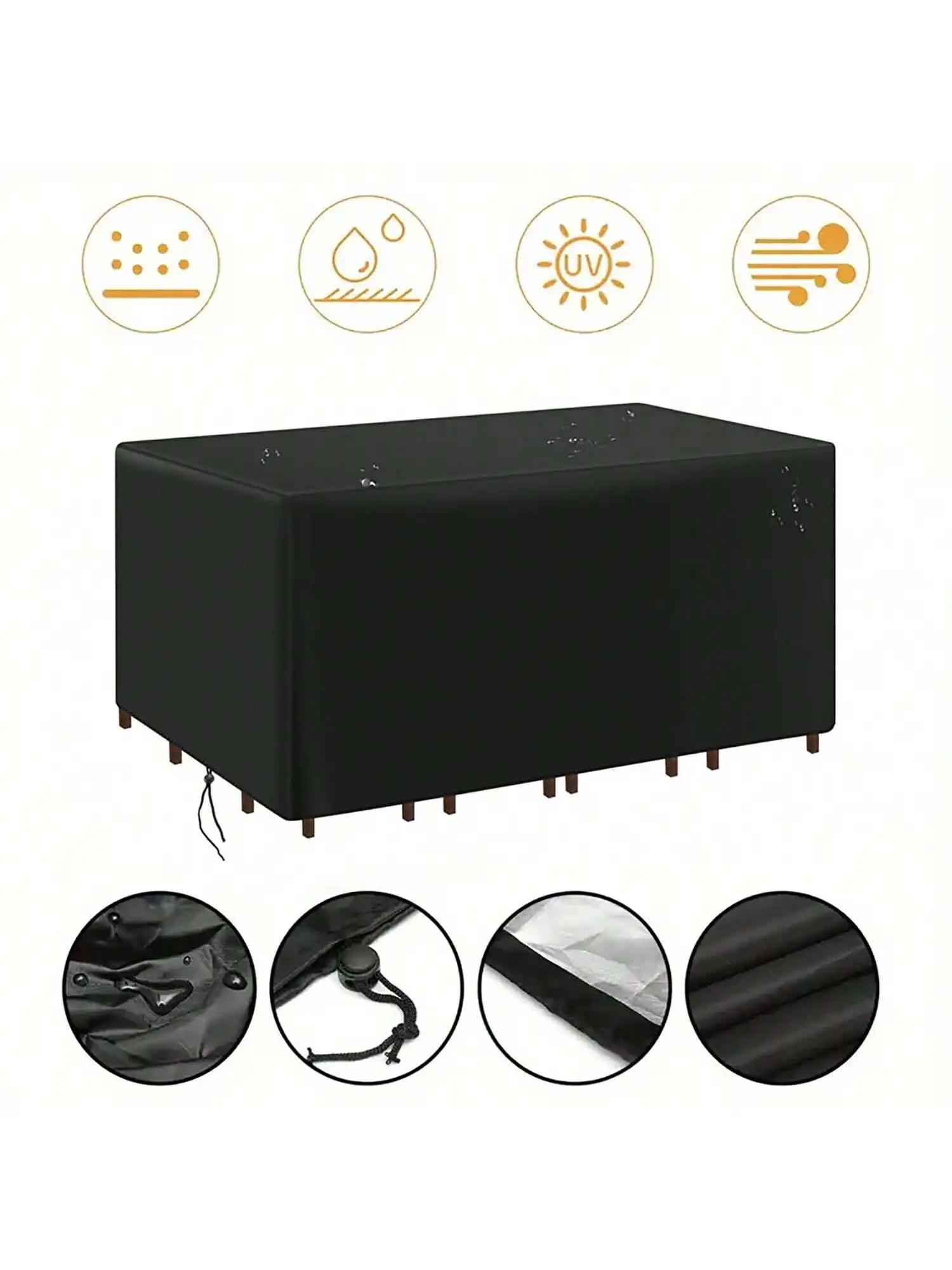 Outdoor Furniture Cover Waterproof - Sandalyeler, Kanepeler ve Masalar İçin Çok