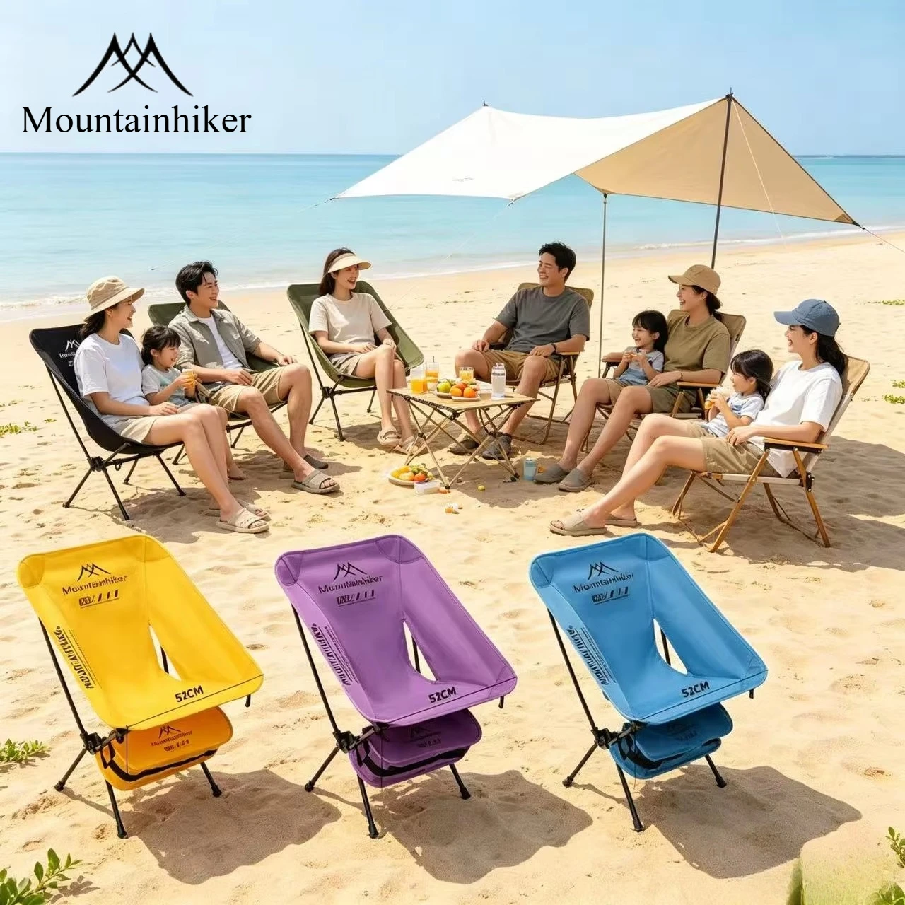 Outdoor Furniture Rocking Chair - Ultra Hafif Katlanabilir Ay Sandalyesi Alüminyum