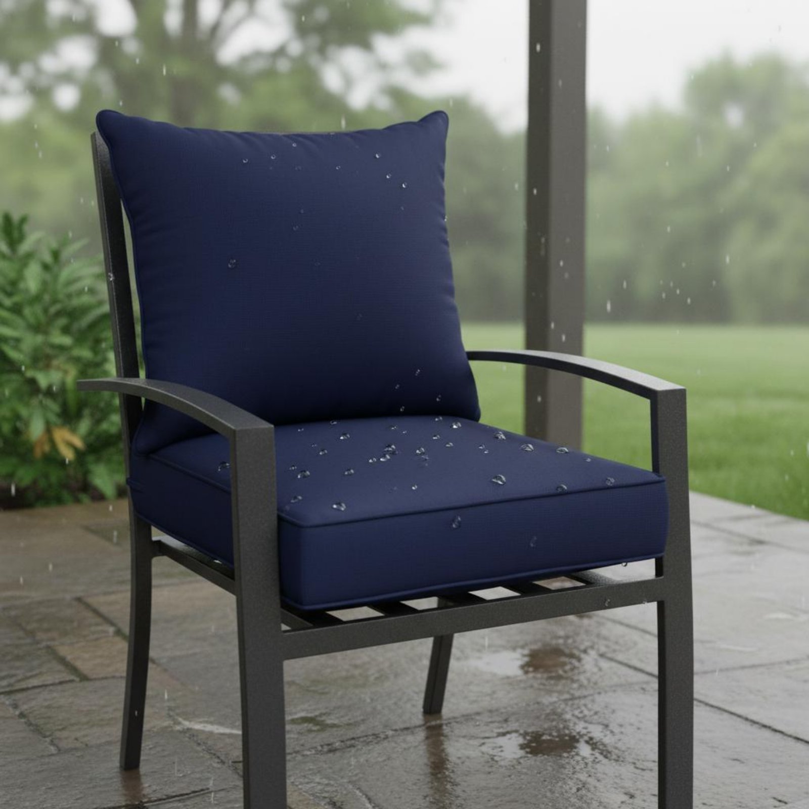 Outdoor Furniture For Patio - Veranda Sandalye Minderi Çıkarılabilir Kılıf Veranda
