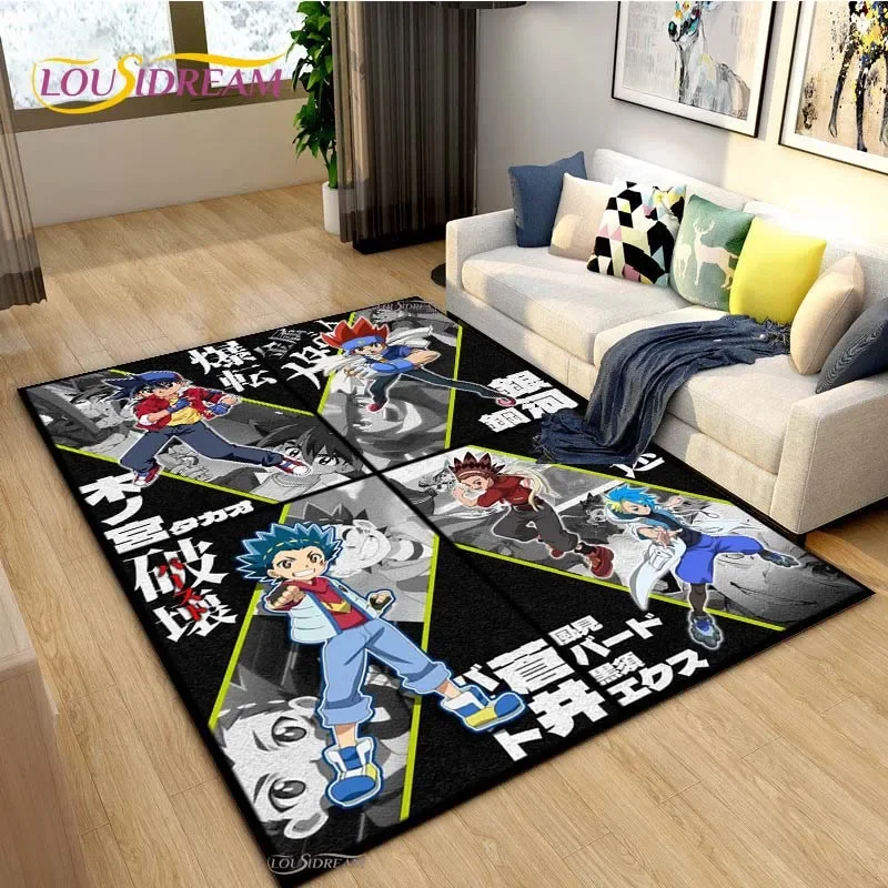 Outdoor Furniture Cafe - Beyblade Karikatür Anime Halı Oturma Odası