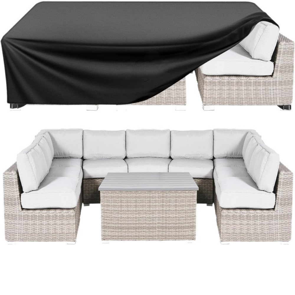 Outdoor Furniture With Covers - Kare Mobilya Örtüsü, 420D Oxford Kumaş,