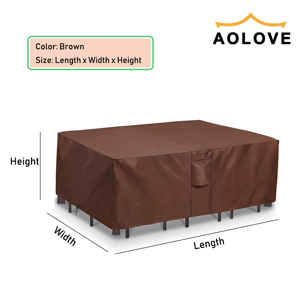 Kahverengi 420D AĞIR HİZMET Aç - Outdoor Furniture Lowes incelemesi ve fiyatı