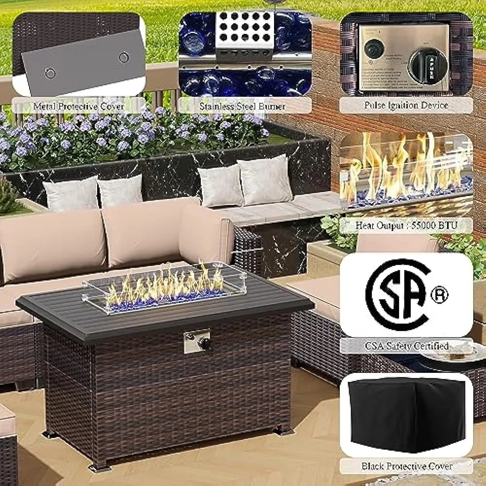 -Propan Ateş Çukuru Masalı Ver - Outdoor Furniture And Fire Pit incelemesi ve fiyatı