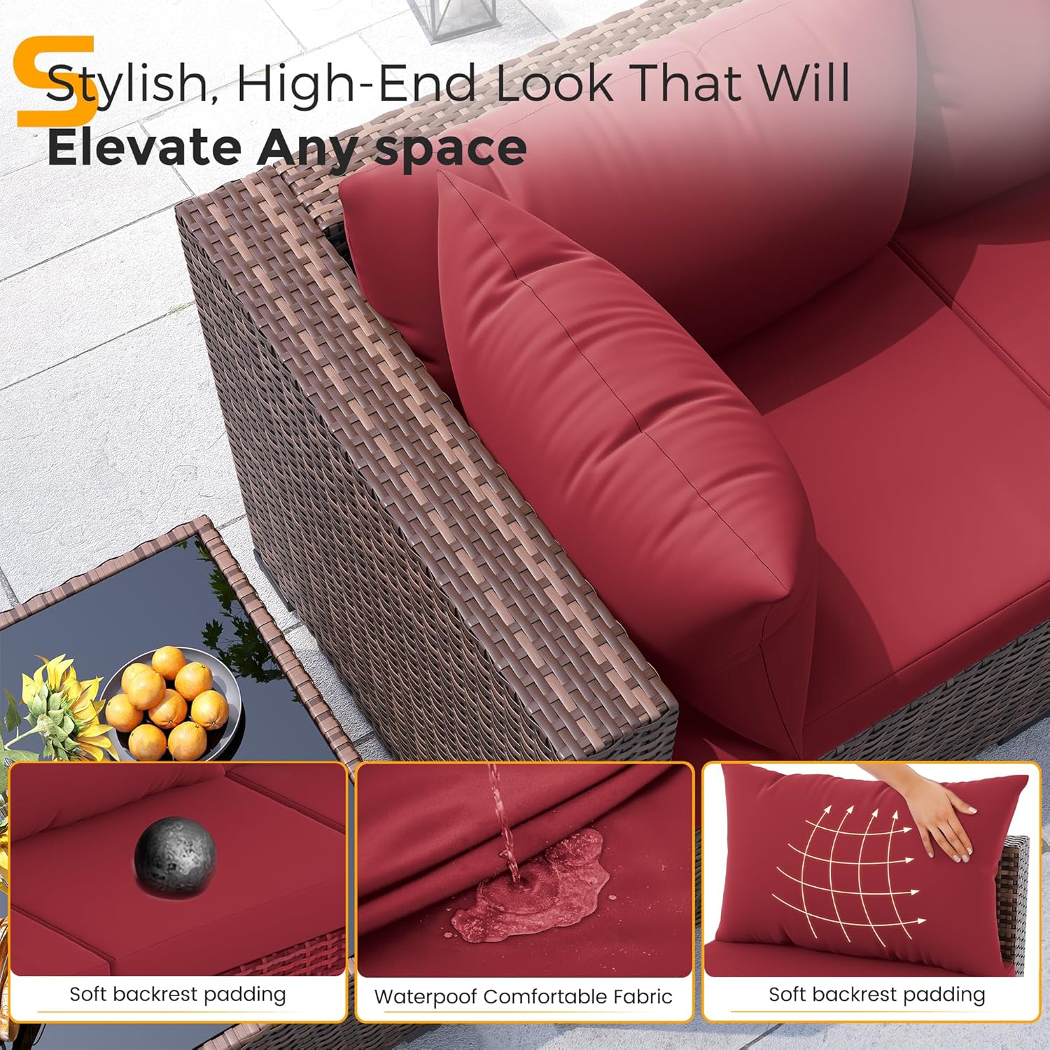 8 Parça Her Hava Koşuluna Uygu - Outdoor Furniture And Fire Pit incelemesi ve fiyatı