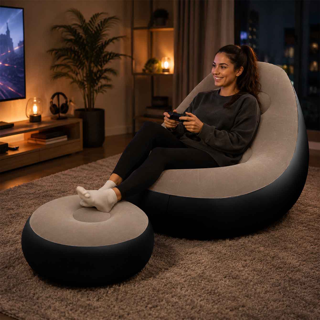 Yetişkinler için Şişme Koltuk, - Outdoor Furniture Lowes incelemesi ve fiyatı