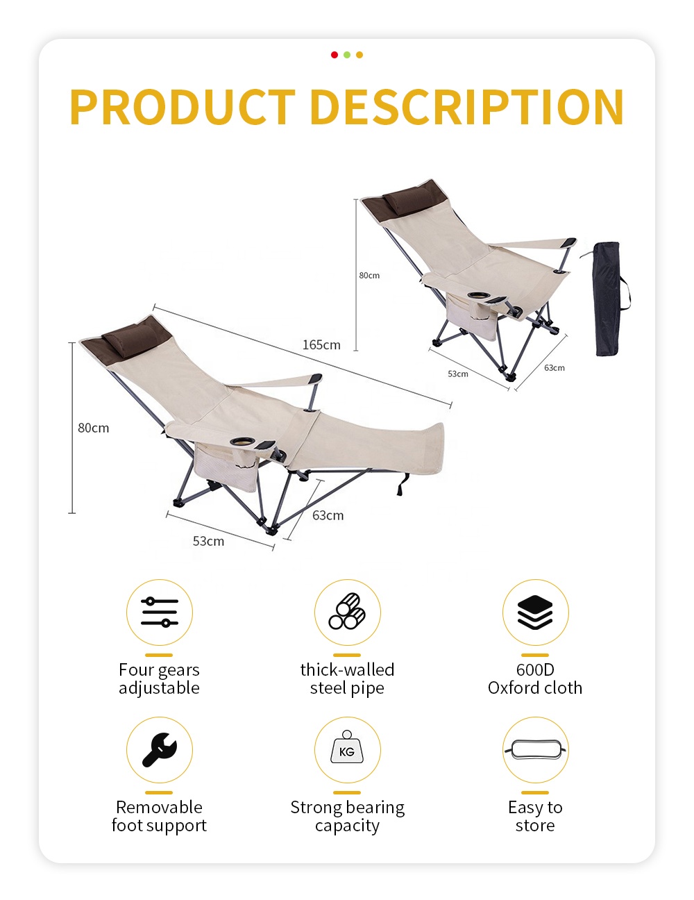 Taşınabilir Katlanır Yatarlı S - Outdoor Furniture For Patio incelemesi ve fiyatı