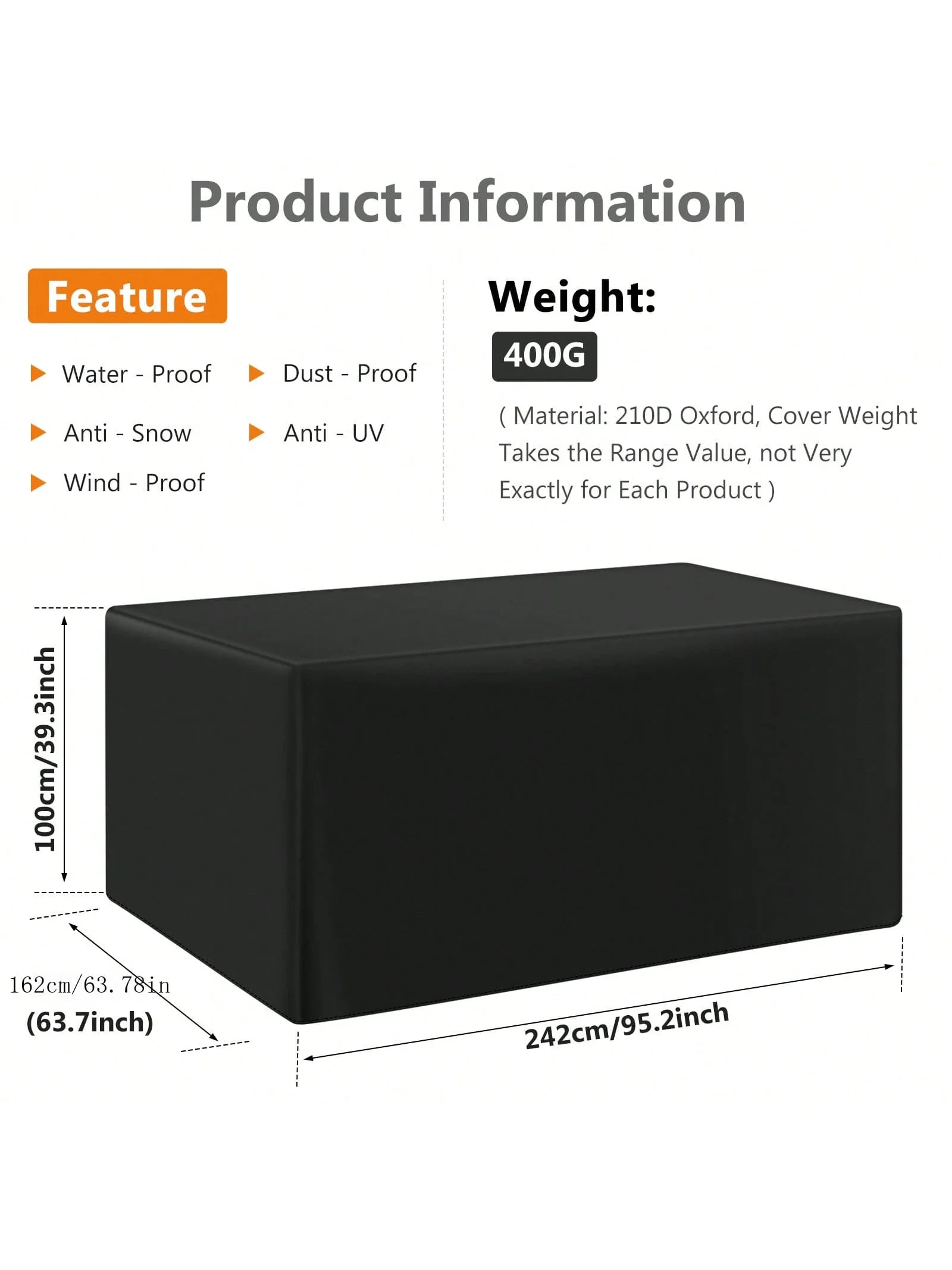Sandalyeler, Kanepeler ve Masa - Outdoor Furniture Cover Waterproof incelemesi ve fiyatı