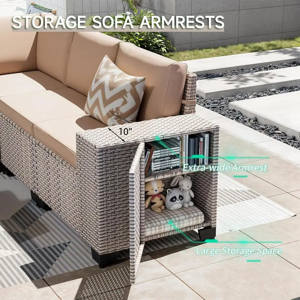 7 Parçalı Dış Mekan Veranda Mo - Outdoor Furniture And Fire Pit incelemesi ve fiyatı