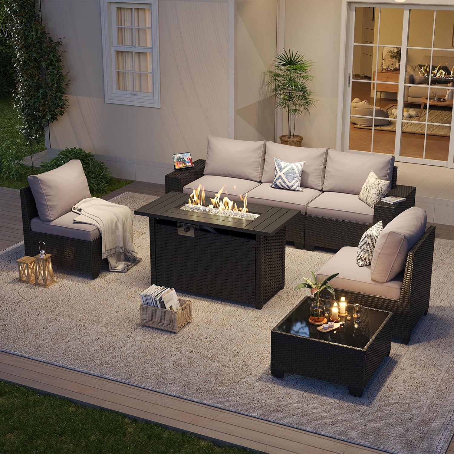 44'' Ateş Çukuru Masalı Açık H - Outdoor Furniture And Fire Pit incelemesi ve fiyatı