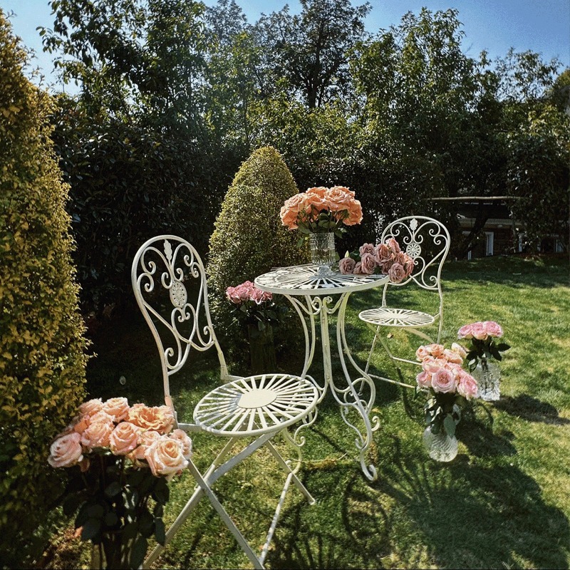 Fransız Vintage Demir Masa ve  - Outdoor Furniture Cafe incelemesi ve fiyatı