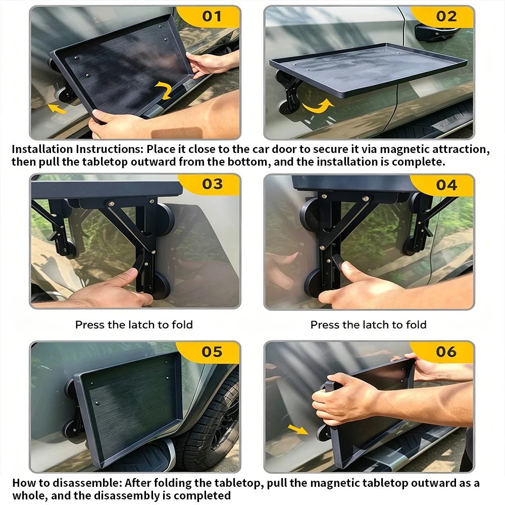 Taşınabilir Araba Yan Kapı Asm - Folding Picnic Table incelemesi ve fiyatı