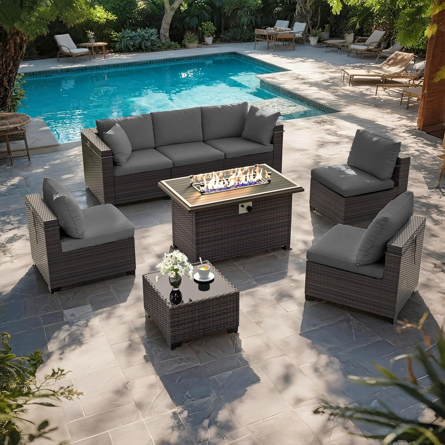 Ateş Çukuru Masalı Veranda Mob - Outdoor Furniture And Fire Pit incelemesi ve fiyatı