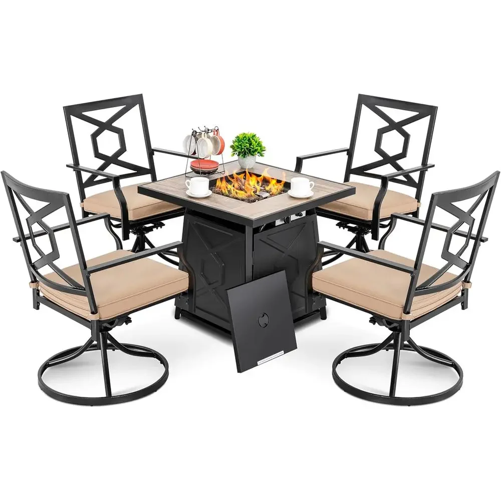 5 Parçalı Dış Mekan Veranda Mo - Outdoor Furniture And Fire Pit incelemesi ve fiyatı