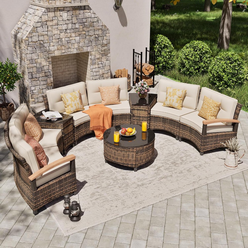 9 Parça Açık Veranda Mobilya S - Outdoor Furniture Rattan incelemesi ve fiyatı