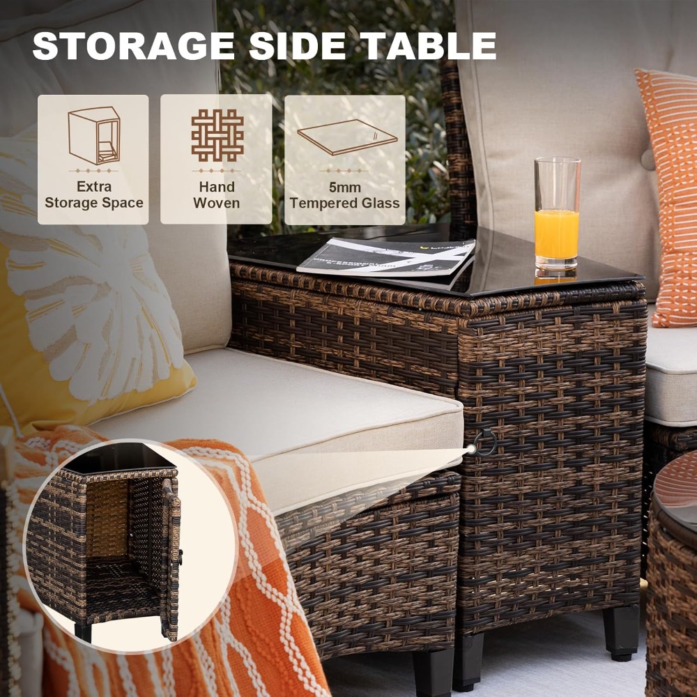 9 Parça Açık Veranda Mobilya S - Outdoor Furniture Rattan incelemesi ve fiyatı