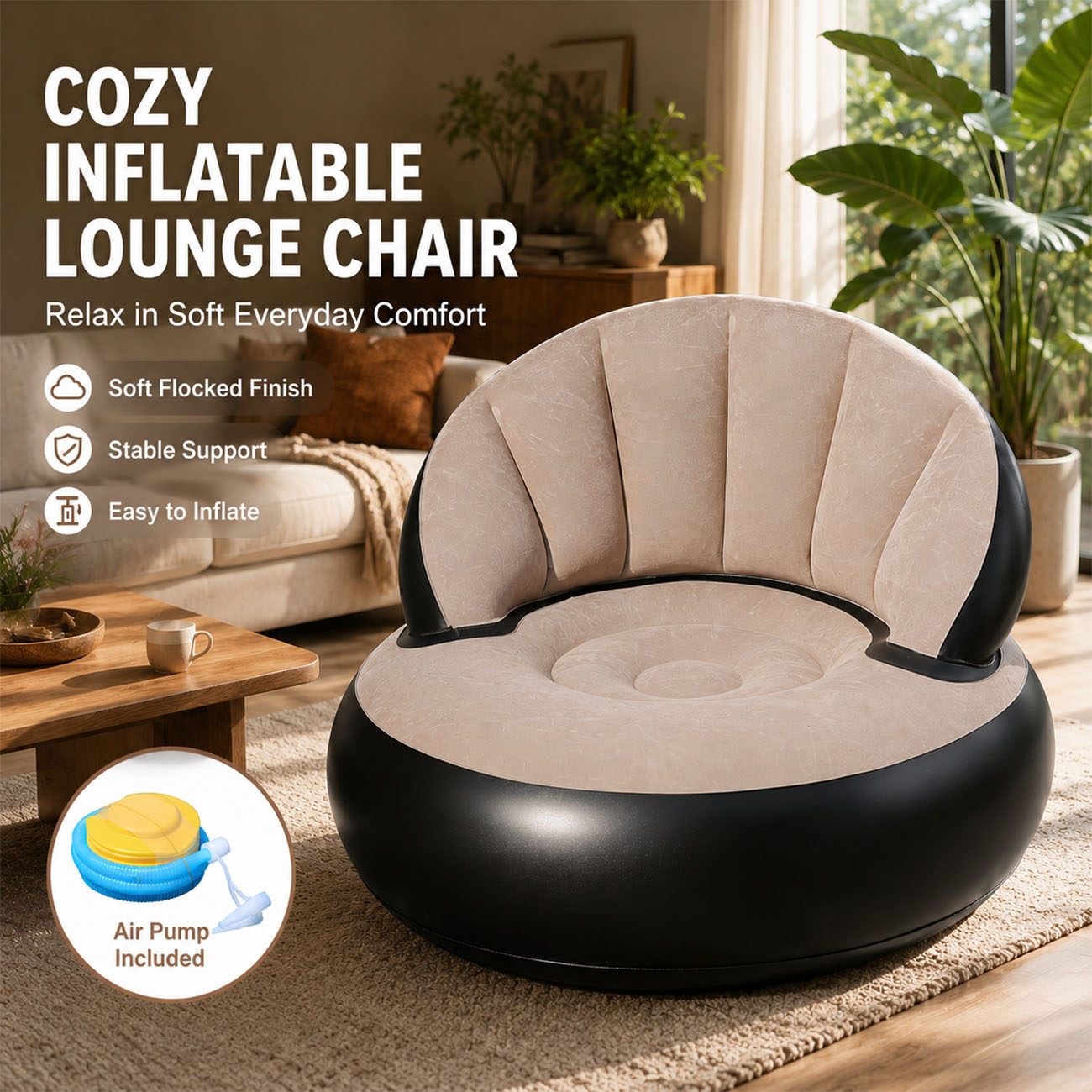 Yetişkinler için Şişme Koltuk, - Outdoor Furniture Lounge Chair incelemesi ve fiyatı