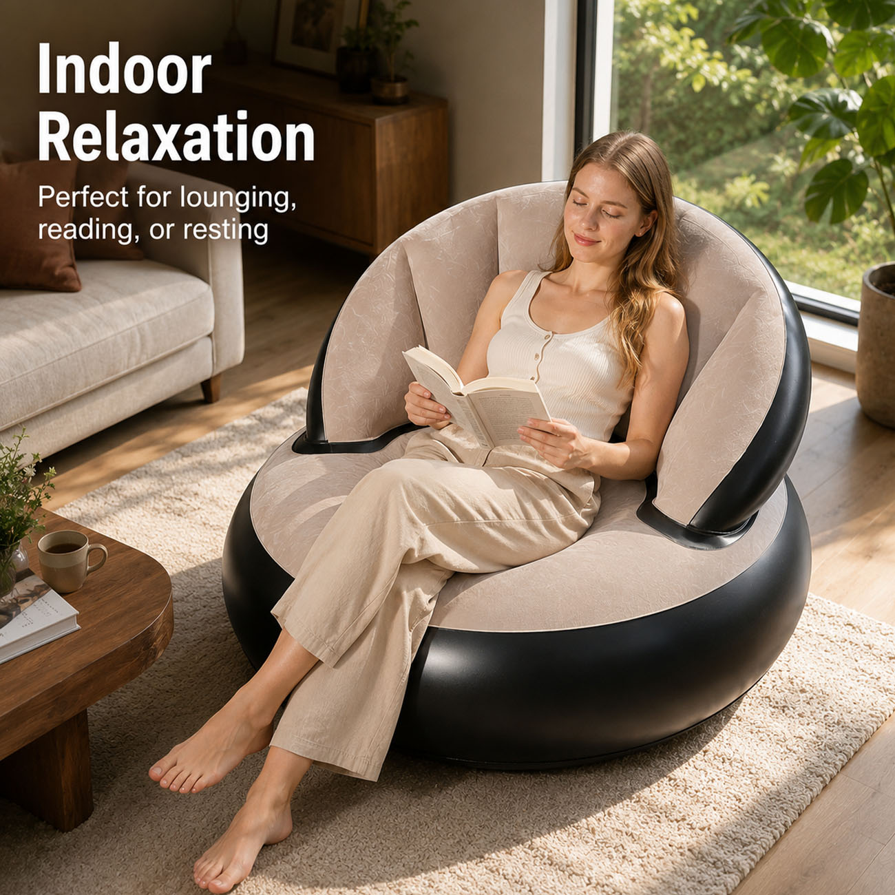 Yetişkinler için Şişme Koltuk, - Outdoor Furniture Lounge Chair incelemesi ve fiyatı
